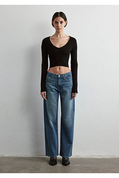 Mavi Pantaloni Jean albastru deschis Taylor Iconic Shaded 1010840 -88195