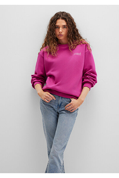 Mavi Λογότυπο με τύπωμα Ροζ Φούτερ 1611656-70943