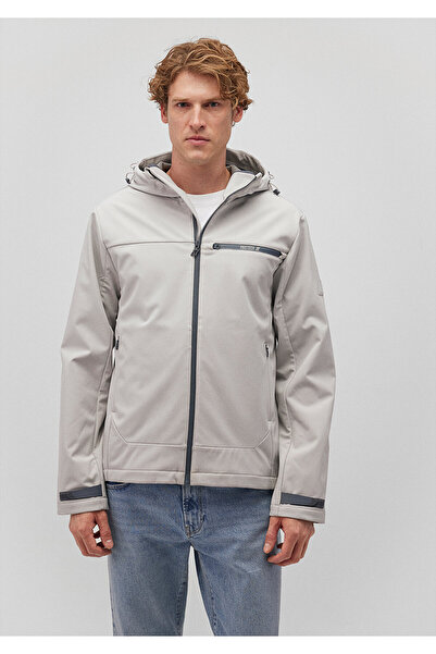 Mavi Сірий піджак з капюшоном, прямий крій 0110357-70074