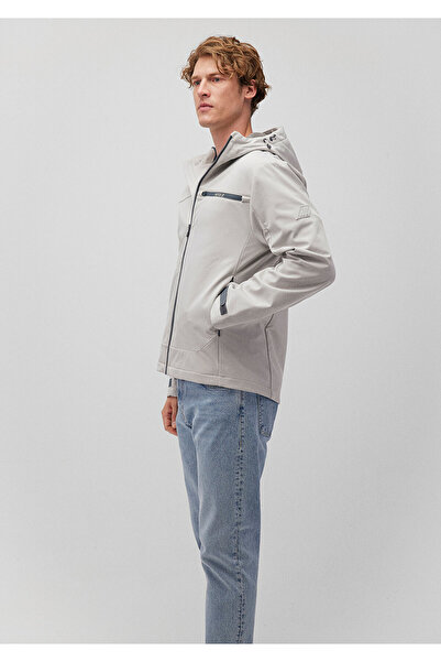 Mavi Сірий піджак з капюшоном, прямий крій 0110357-70074