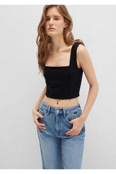 Mavi Black Strap Women's Combed Cotton -1612657-900