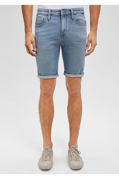 Mavi Brian Sporty Puslu Açık Mavi Jean Şort 0418487659