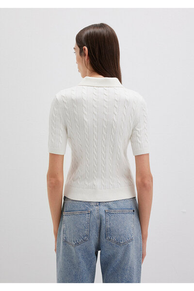 Mavi Ecru Knitwear Polo 1710328-70057