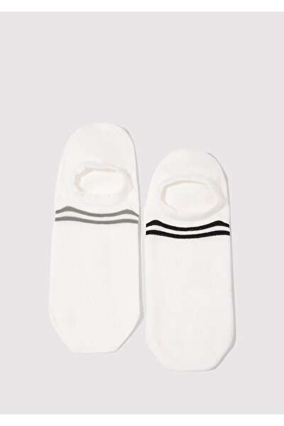 Mavi 2 Συσκευασίες Ecru Ballerina Socks092593-34523