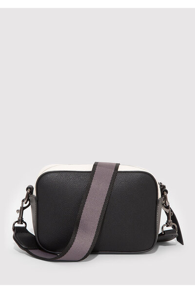 Mavi Anthrazitschwarze Umhängetasche – mit Riemen, 1910084 -88035