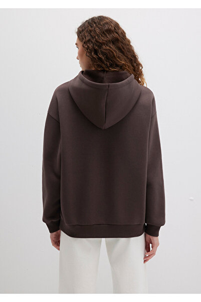 Mavi Καφέ Φούτερ με κουκούλα με λογότυπο - 1600361 -70222