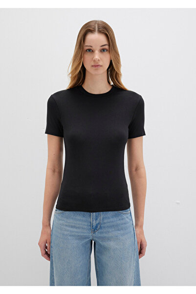 Mavi Μπλουζάκι Lux Touch Black Modal - Fitted Cut 1600963 -900