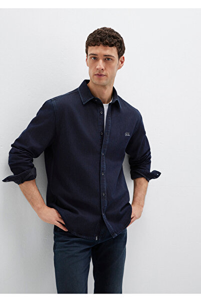 Mavi Roy Lux Black Night Blue Jean πουκάμισο Slim Fit / Tight Cut 0210496-85224