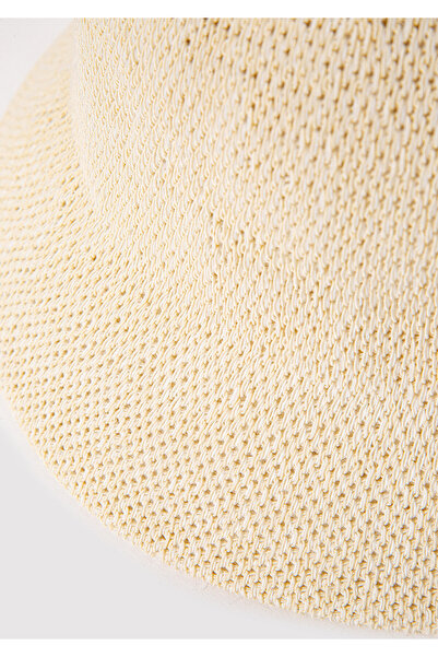 Mavi Beige Straw Bucket Hat 1910080 -70185