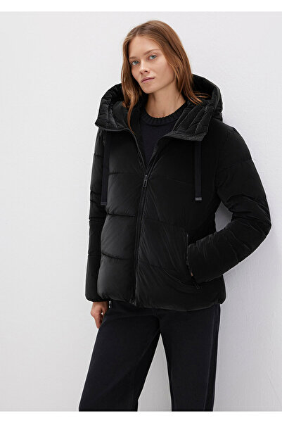 Mavi Μαύρο παλτό με κουκούλα - 1110043 -900