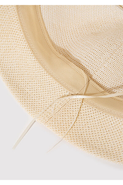 Mavi Beige Straw Bucket Hat 1910080 -70185