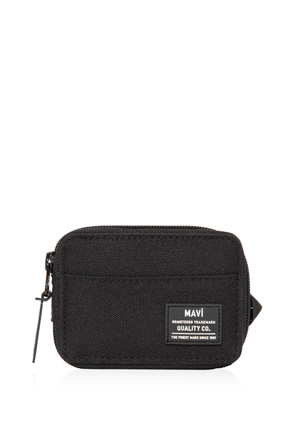 Mavi Schwarze Geldbörse mit Reißverschluss 092844 -900