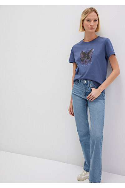 Mavi T-Shirt mit „Istanbul Butterfly“-Aufdruck – RegularFit 168571 – 30233