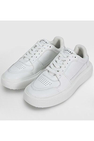 Lufian 112230251 Mateas Sneaker Men's Leather Shoes White