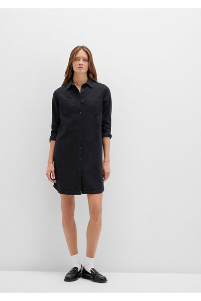 Mavi Liz Everyday Antrasit Jean Elbise 130656-34926