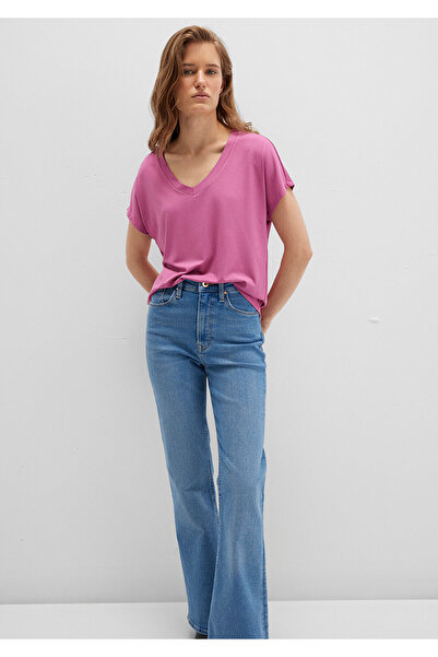 Mavi Ροζ μπλουζάκι με λαιμόκοψη με λαιμόκοψη - κανονική εφαρμογή167714-70955