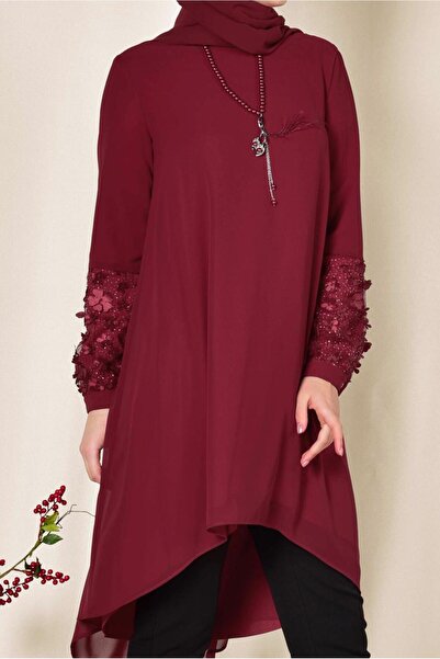 Alvina 3D Flower Detail Tunic 4132