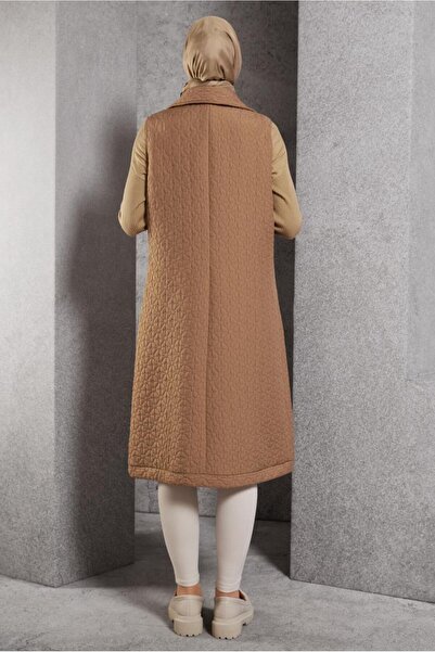 Alvina Quilted Vest with Pocket 45243