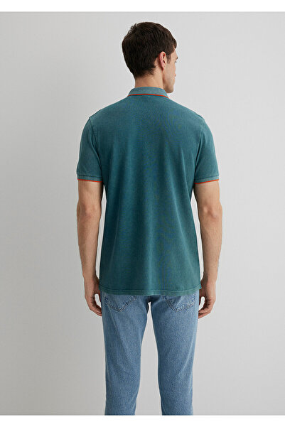 Mavi Herren-T-Shirt mit Polokragen