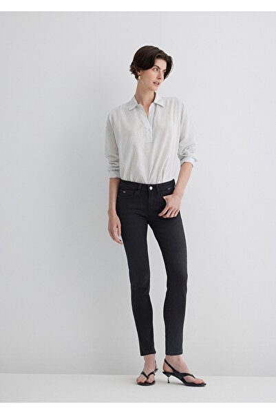 Mavi Ada Casual Vintage Anthrazit Jeanshose 1020524752