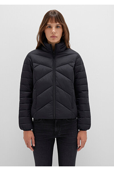 Mavi Stand Collar Black Puffer Coat 110698-900