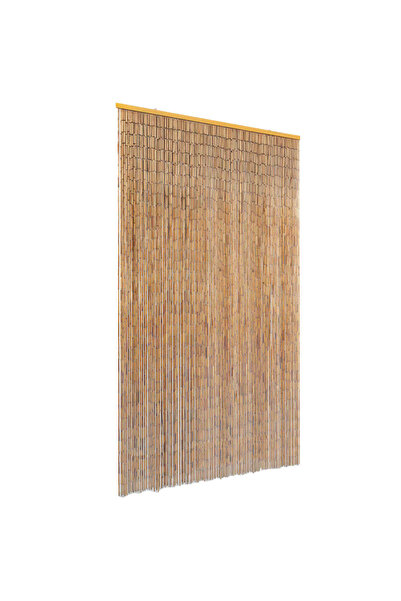 vidaxl ستارة باب حشرات من الخيزران 120×220 سم