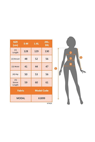 BÜŞRA TEZEL MODA Women's Long Sleeve Crew Neck Side Tie Long Modal Dress