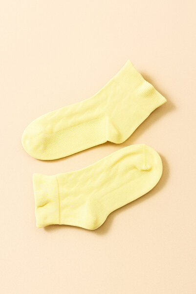 Katia&Bony Kız Çocuk Bilek Detaylı Step Çorap Sarı