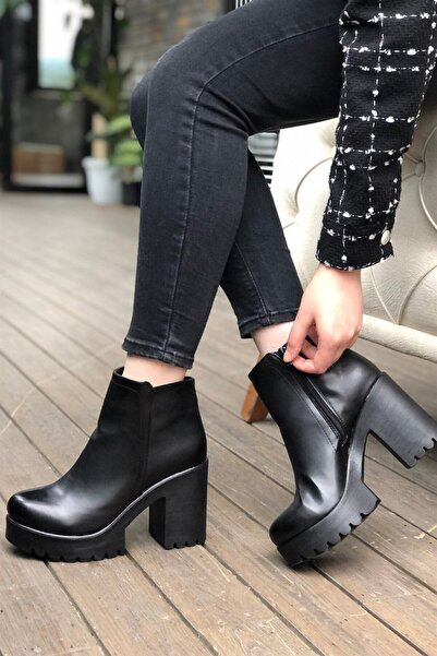 Bereket Kundura حذاء 1128 موديل Bereket ذو نعل سميك وكعب 11 سم