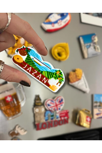 Magnet مغناطيس ثلاجة تذكاري – مدينة جيزان 🌴🌊