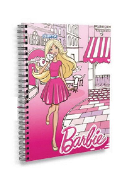 Gıpta Barbıe Spiral (a6) Karton Kapak Defter (stand)
