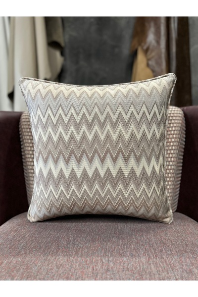 Fabricland Față de pernă din seria Chevron țesută - Miss104 - Dimensiune 43x43
