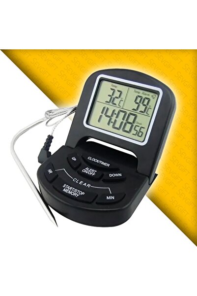Sevgift Dijital Kablolu Fırın Termometresi | ST-65