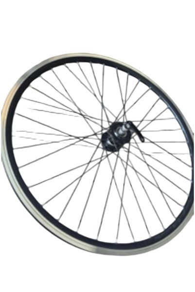 ZAFER TİCARET Bisiklet jantı 27’5 arka çift kat siyah disk+v fren uyumlu akortlu rulman göbek