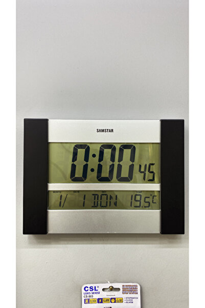 Samstar Dijital Duvar Saat Derece-takvim-alarm-aydınlatma