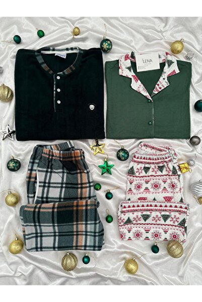 Lena Homewears Καθημερινό άνετο σετ πιτζάμες με μακρυμάνικο ζευγάρι (ΣΕΤ 2 ΤΕΜ.)