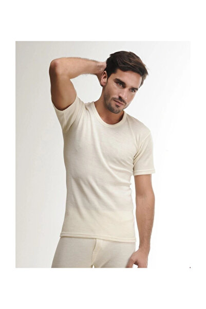 Hasyün Ανδρικό κοντομάνικο εσώρουχο μάλλινο εσώρουχο