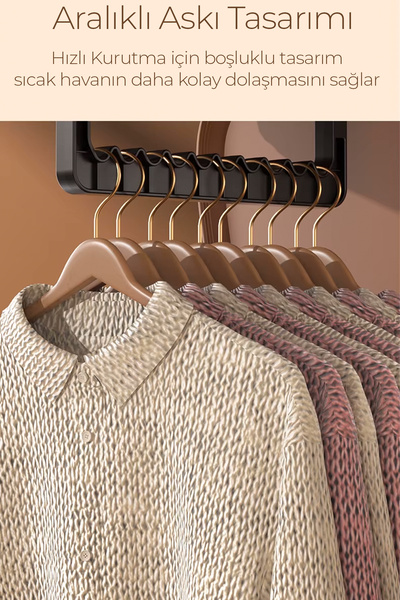 ROBO Katlanır Çamaşır Kurutma Makinesi Mor