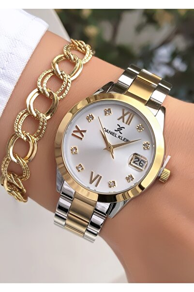 Daniel Klein Roman Brand Numeral Watch Bracelet