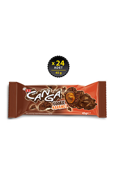 Eti Canga Cookie Karamel 45 g X 24 Adet