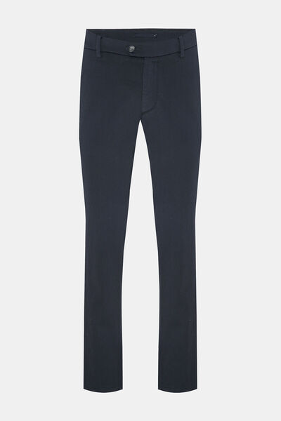 W Collection بنطال رياضي بأرجل أنبوبية باللون الأزرق الداكن