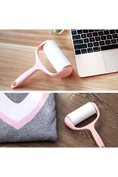 Nunbell Lint Roller, 3 Refills, Super Sticky Pet Hair Remover Kit Pink