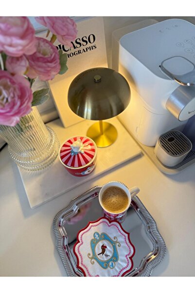 Home Pip Studio Love Birds Kırmızı kokteyl Peçetesi 2 Adet