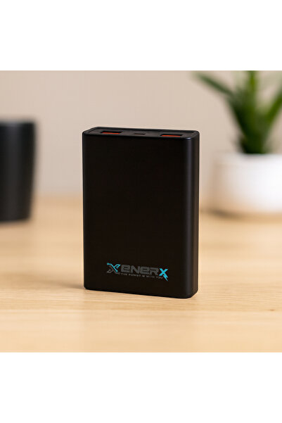 ENERX ENR-P10A 10000 mAh 1.0 Amper Powerbank Siyah