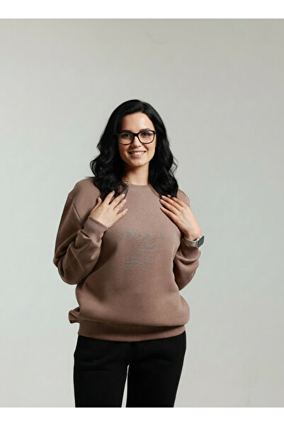 MODENZO سترة نسائية من قماش بولو بياقة دائرية وتصميم منتفخ