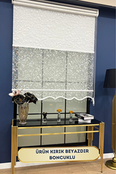 VOLPER MEKANİK Volper Vp2010 Çift Mekanizmalı Tül Ve Stor Perde Bulut Desenli...