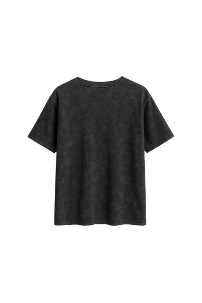 Bak Moda Tricou pentru femei Silhuette Boobs V2, cu potrivire relaxată, lavabil, negru