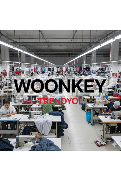 woonkey Men's Thick Striped Tracksuit Set Brooklyn Printed 3-Thread Cotton Set