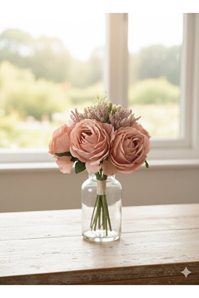 YASİMA Gülkurusu Gelin Eli Gül Buketi Aranjmanlı El Buketi Nikah Kına Söz Düğ...