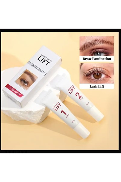 Peony Lash Eyelash Lifting Lotion 1 and Lotion 2 Eyebrow Lamination Lotion Set